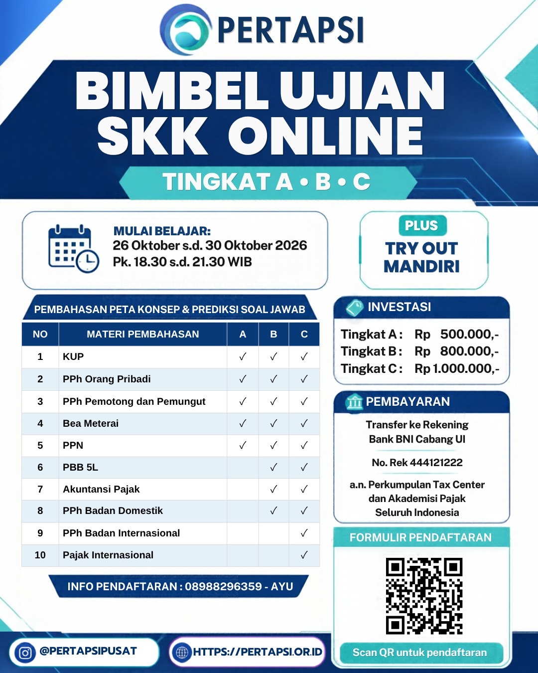Bimbingan Belajar Surat Keterangan Kompetensi (SKK)